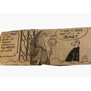 Saint Peter Cartoon Comic Strip Joe Martin Scrapbook Junk Journal Ephemera